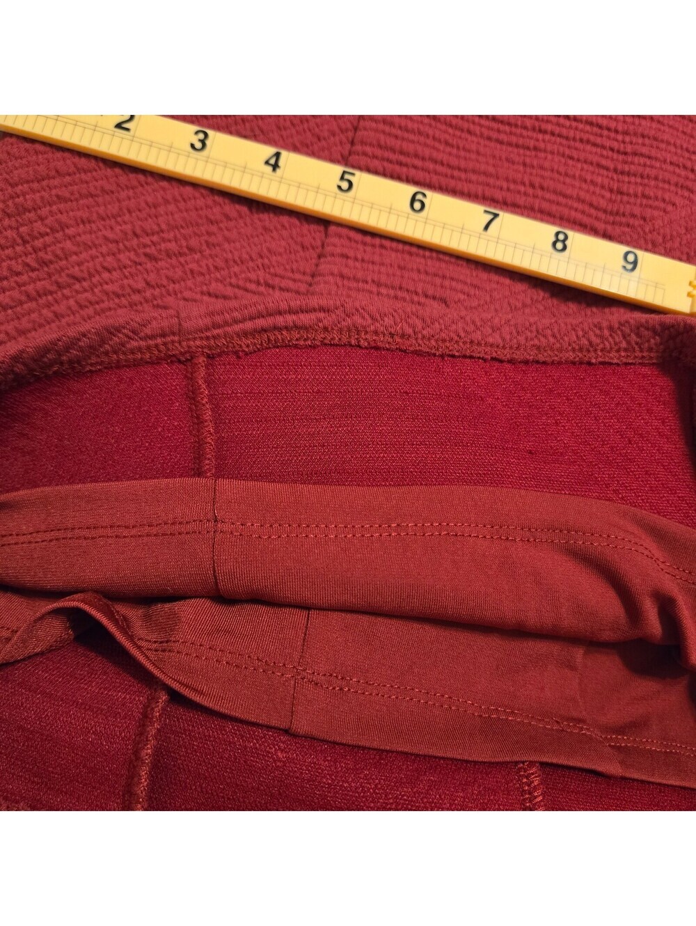 Bebe Red Textured Long Sleeve Bodycon Dress Y2K NWT Retail $149 - Picture 8 of 9